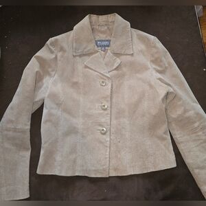 Wilsons Leather Women's Brown Suede Coat / Jacket Size M